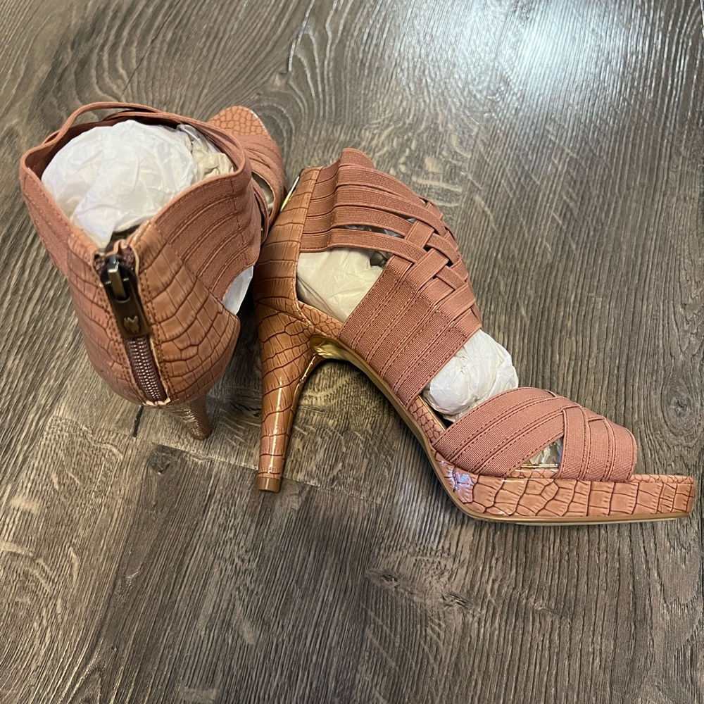 Libby Edelman High Heel Nude Size 8.5 - Picture 7 of 8